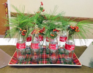 Coke Bottle Centerpiece